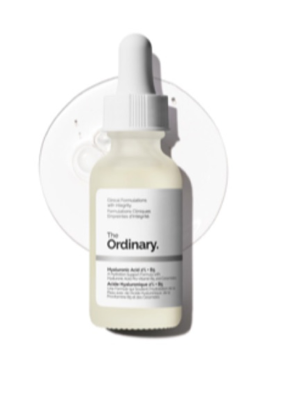 The Ordinary Hyaluronic Acid 2% + B5 Serum – White & Pink Accent
